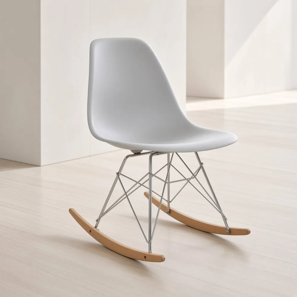 Silla Mecedora Eames Lactancia Haya Alemana
