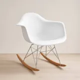 Silla Mecedora Eames con Brazos Lactancia Haya Alemana