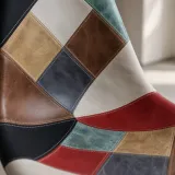 Silla Comedor Tapizada Ecocuero Patas de Madera Haya Diseño Nórdico