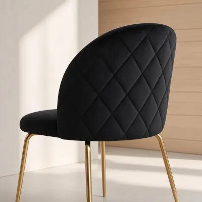 Silla Bread Terciopelo Velvet Patas Doradas