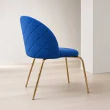 Silla Bread Terciopelo Velvet Patas Doradas