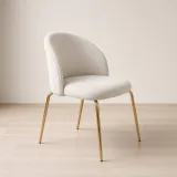 Silla Bread Terciopelo Velvet Patas Doradas