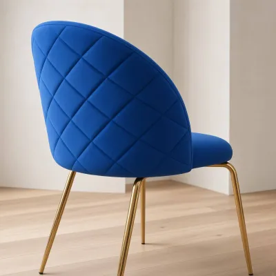 Silla Bread Terciopelo Velvet Patas Doradas