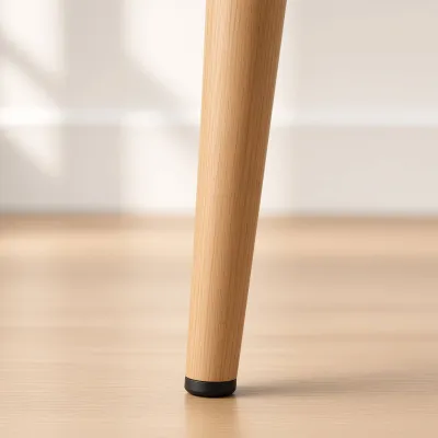 Silla Bread Terciopelo Velvet Patas Efecto Madera