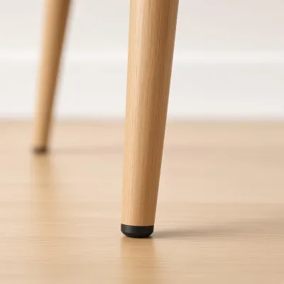 Silla Bread Terciopelo Velvet Patas Efecto Madera