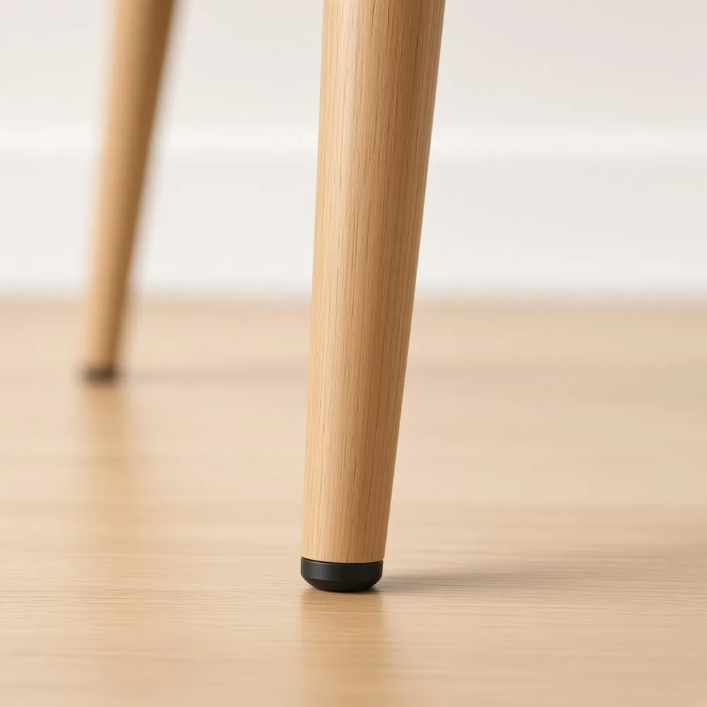 Silla Bread Terciopelo Velvet Patas Efecto Madera