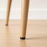 Silla Bread Terciopelo Velvet Patas Efecto Madera