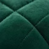 Silla Sitial Diamante Terciopelo con Brazos Patas Doradas
