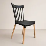 Silla Windsor Polipropileno Patas de Madera Haya Alemana