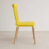 Silla Windsor Polipropileno Patas de Madera Haya Alemana
