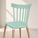Silla Windsor Polipropileno Patas de Madera Haya Alemana