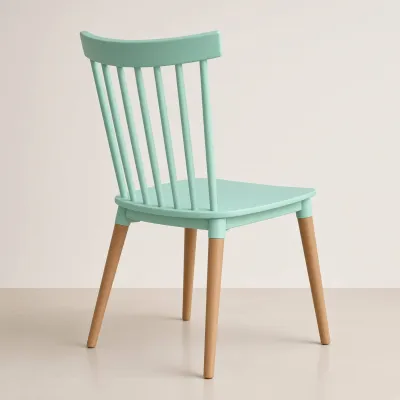 Silla Windsor Polipropileno Patas de Madera Haya Alemana