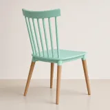 Silla Windsor Polipropileno Patas de Madera Haya Alemana