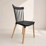 Silla Windsor Polipropileno Patas de Madera Haya Alemana
