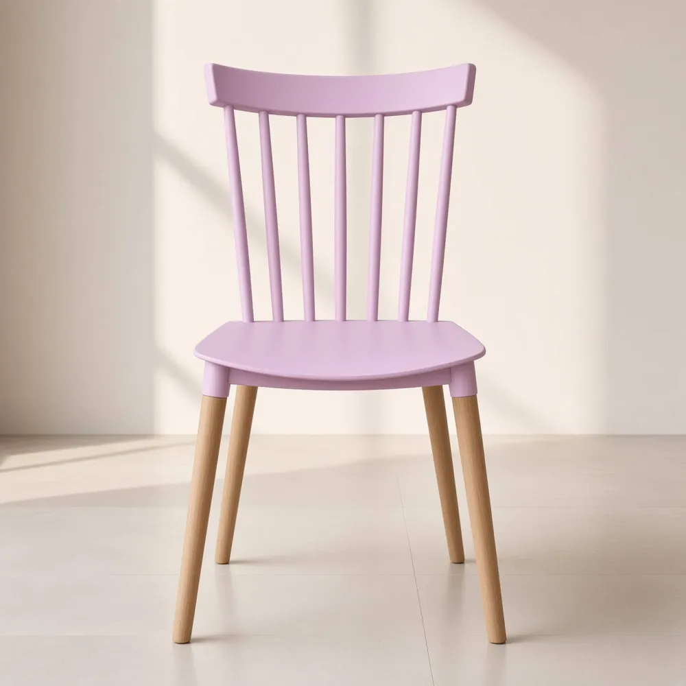 Silla Windsor Polipropileno Patas de Madera Haya Alemana