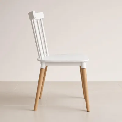 Silla Windsor Polipropileno Patas de Madera Haya Alemana