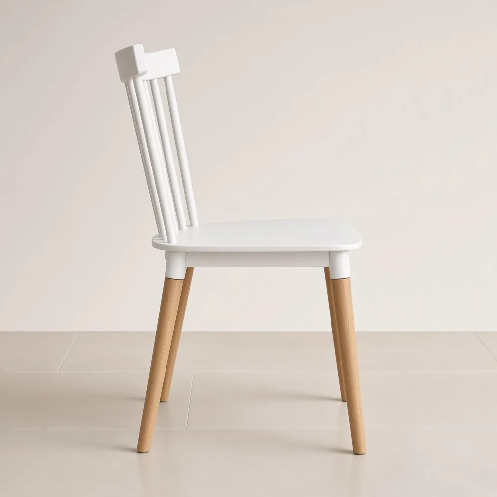 Silla Windsor Polipropileno Patas de Madera Haya Alemana