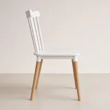 Silla Windsor Polipropileno Patas de Madera Haya Alemana
