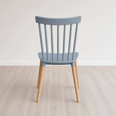 Silla Windsor Polipropileno Patas de Madera Haya Alemana