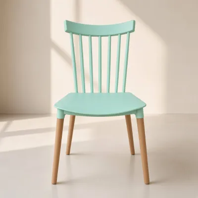Silla Windsor Polipropileno Patas de Madera Haya Alemana