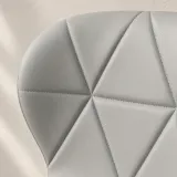 Silla Mariposa Radar Ecocuero Acolchada Patas Tulip de Madera de Haya