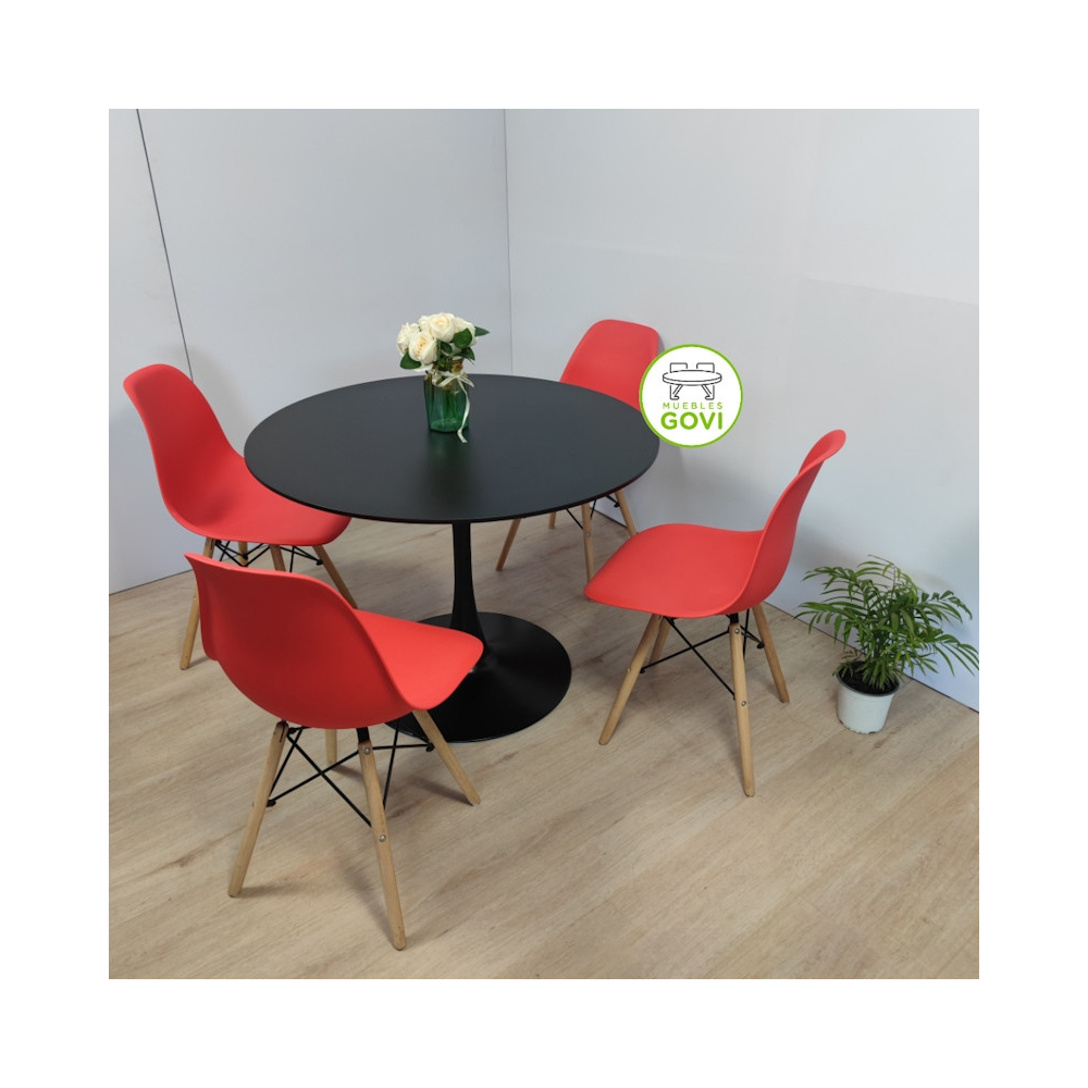 Comedor Venus Mesa  Tulip y Sillas Eames