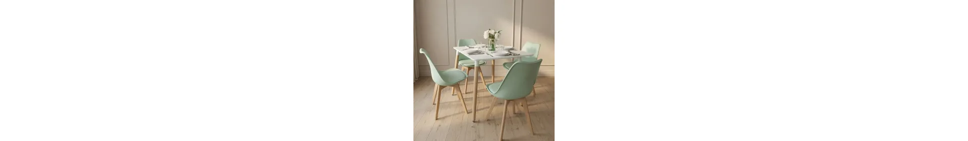 Comedores Cuadrados 4 Sillas para Depto | Muebles Govi